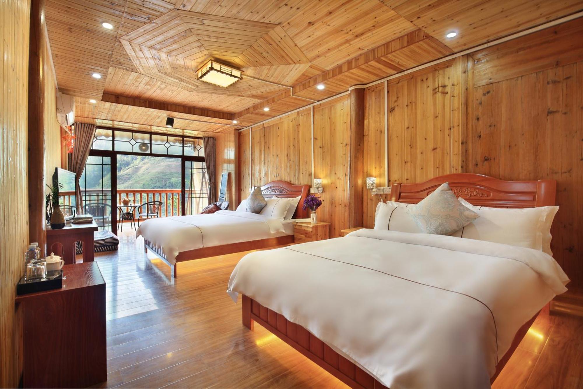 לונגשנג Longji Terrace La Vie Inn מראה חיצוני תמונה